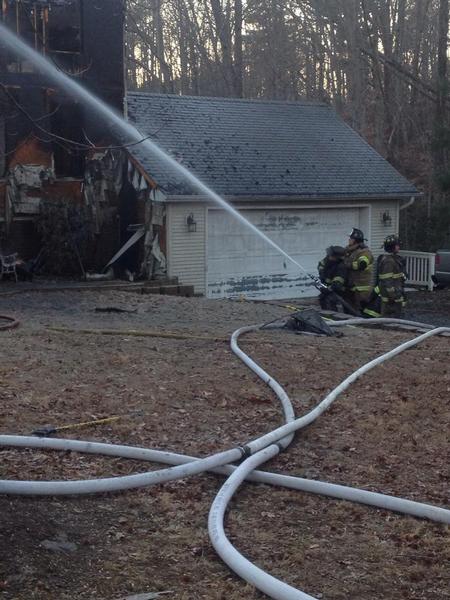 1st Due Working House Fire - Solomons Volunteer Rescue Squad & Fire ...